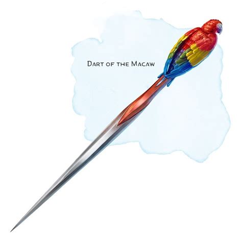 ⚔️ 𝗡𝗲𝘄 𝗶𝘁𝗲𝗺 Dart Of The Macaw Weapon Blowgun Needle Or Dart