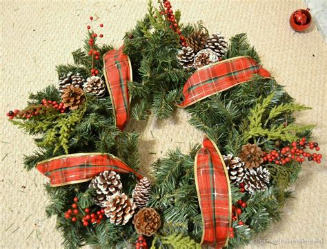 Christmas Evergreen Wreath tutorial