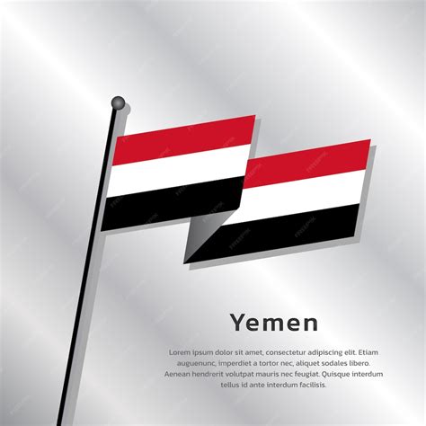 Premium Vector Illustration Of Yemen Flag Template