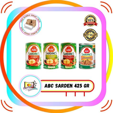 Jual ABC Sardines Tomat Cabai Ekstra Pedas Serundeng 425 Gr