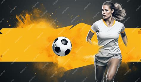 Premium AI Image | soccer tournament banner template