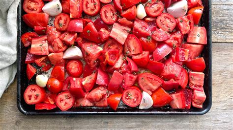 Easy Sheet Pan Roasted Red Pepper Tomato Soup Youtube