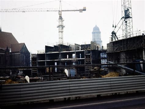 DDR Fotoarchiv Berlin Baustelle Zum Neubau Und Wiederaufbau Des