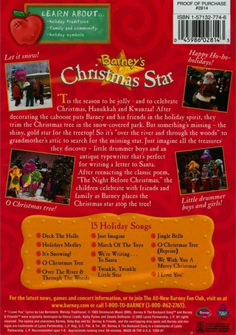 Barney Christmas Star Dvd Empire