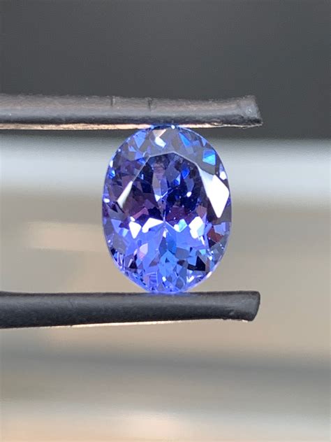 Natural Tanzanite Oval Ct Blue Violet Clean Gem X Mm