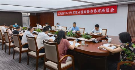 龙岗区政协召开2022年重点提案督办协商座谈会 部门动态 龙岗政府在线