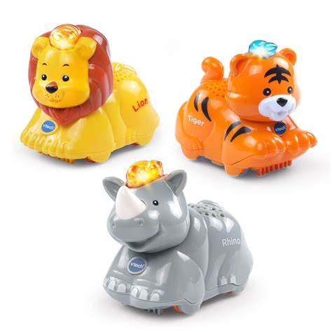 Go! Go! Smart Animals| Lion, Tiger & Rhino | VTech