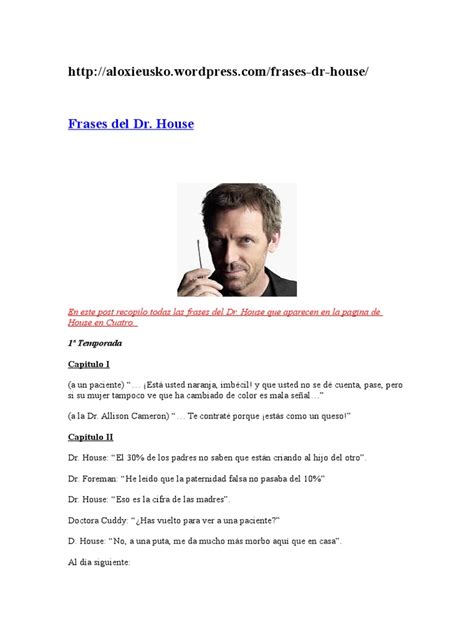 PDF Frases Unicas De House DOKUMEN TIPS