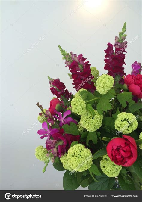 Exotic Bouquet Hydrangeas Orchids Snapdragons Peonies Other Rare