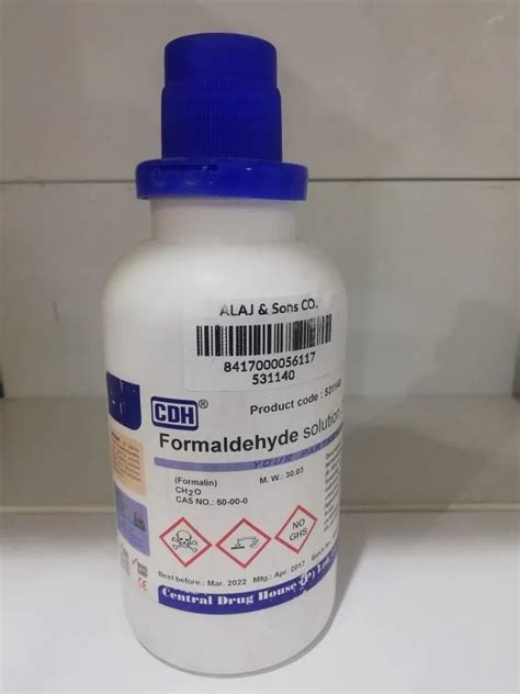 Formaldehyde AR 500ml For Surface Disinfectant Liquid At Rs 500 Kg In