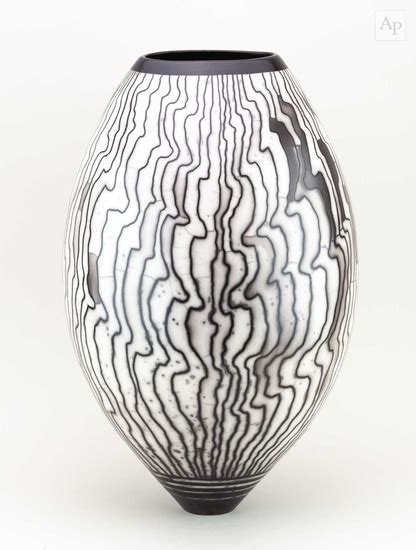 ASHRAF HANNA Born A Large Bulbous Naked Raku Vessel In