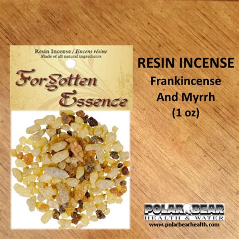 Frankincense & Myrrh Resin Incense | Polar Bear Health & Water ...