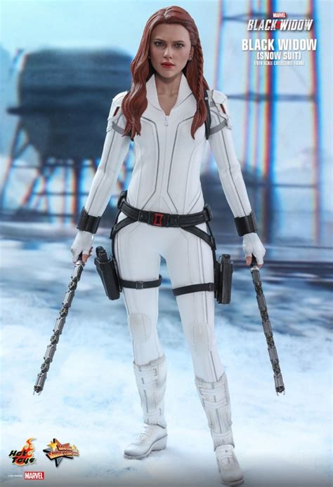 Black Widow Aus Dem Marvel Blockbuster Black Widow Von Hot Toys Mms Snow Suit Version