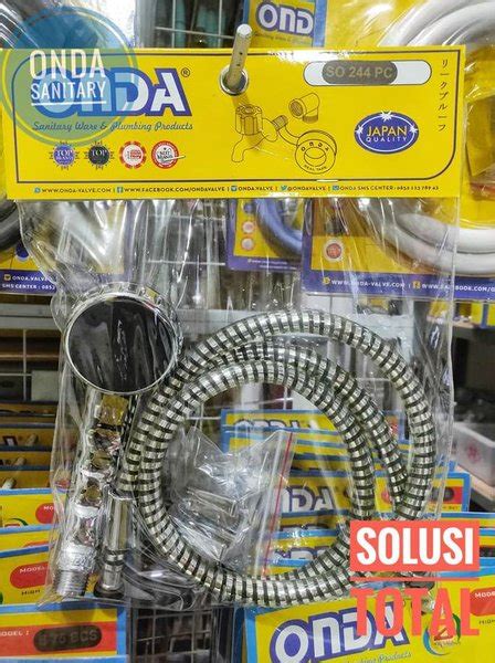 Jual Harga Promo Shower Mandi Onda So Pc Chrome Hand Panas Dingin