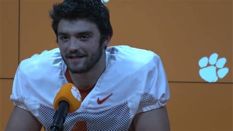 Will Shipley Meets With The Media Following The Tigers Opening Camp