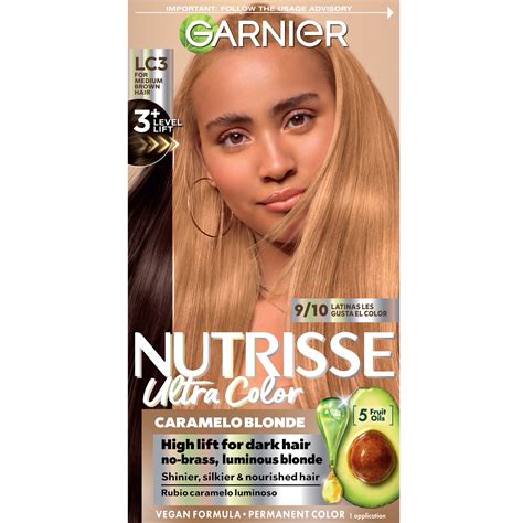 Garnier Nutrisse Ultra Color Nourishing Bold Permanent Hair Color Creme LC High Lift Blonde