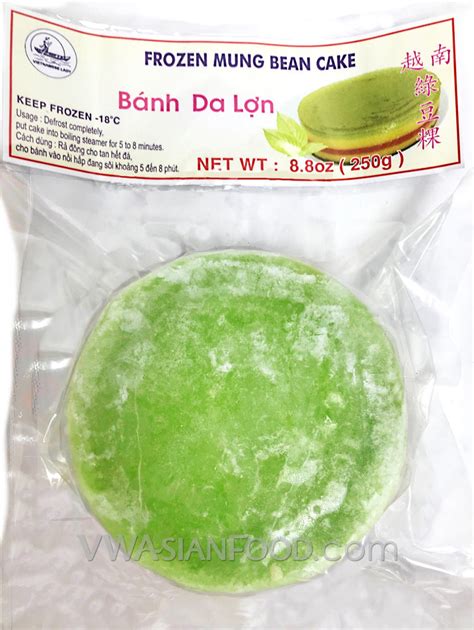 Vietnamese Lady Frozen Mung Bean Cake (Bánh Da Lợn) , 8.8 oz (60-Count ...