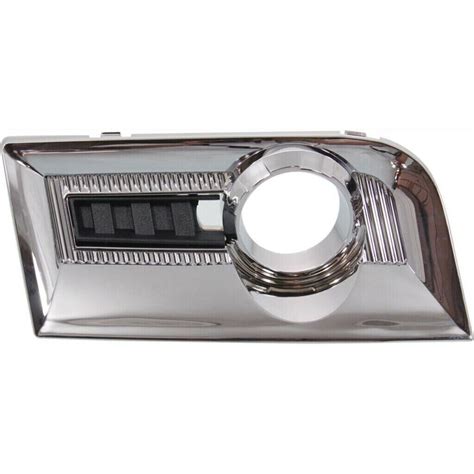 Fits Gmc Terrain Fog Light Cover 2010 2015 Lh And Rh Pair Bezel Chrome Ebay