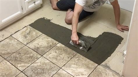 How To Install Tile Flooring Youtube