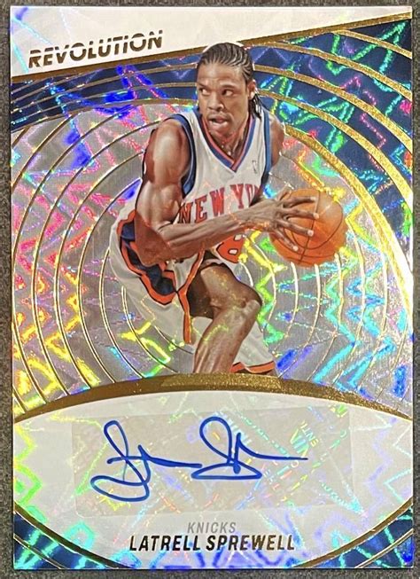 Yahoo オークション 100枚限定 SP Auto Latrell Sprewell 2022