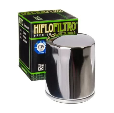 Filtro de Óleo Hiflofiltro Cromado p HD Milwaukee Eight M8 Touring 99