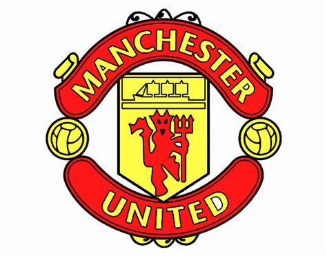 Dibujo De Escudo Del Manchester United Pintado Por En Dibujos Net El