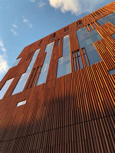 The Terracotta Facade On The University Of Michigans Biological