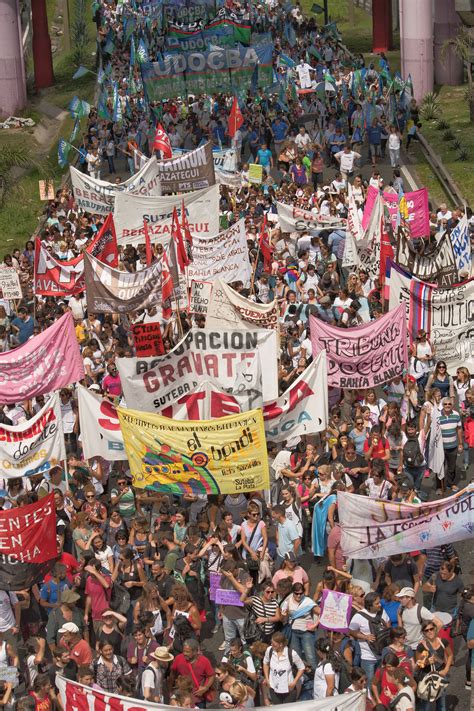 Las Mejores Fotos Panorámicas De La Marcha Federal Docente Infobae