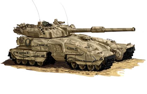 concept tanks: Concept tank art by Ben Wootten