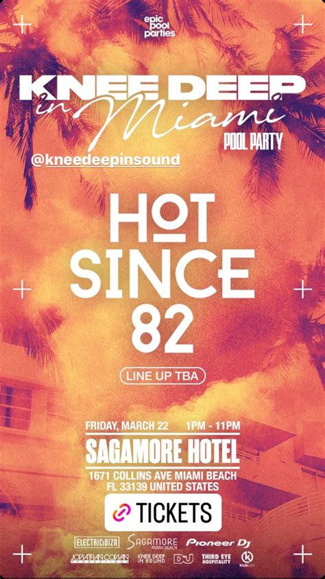 Hot Since 82 Friday Pool Party R UMF