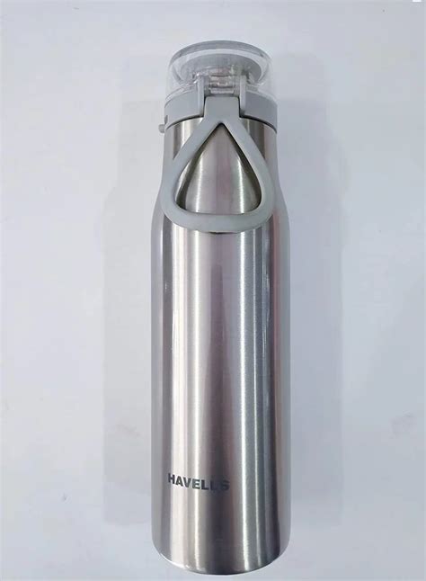Havells Aqua S Double Wall Hot Cold Water Bottle Silver Ml Pack Of Bottle At Rs