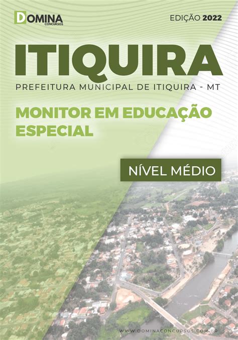 Apostila Digital Pref Itiquira Mt 2022 Monitor Educação Especial