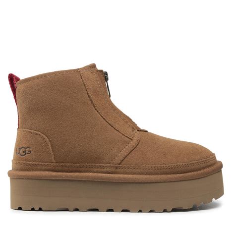 Śniegowce Ugg W Neumel Platform Zip 1122677 Brązowy Pl