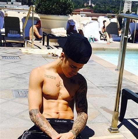 Updated Justin Biebers 28 Sexiest Almost Nude Instagram Selfies