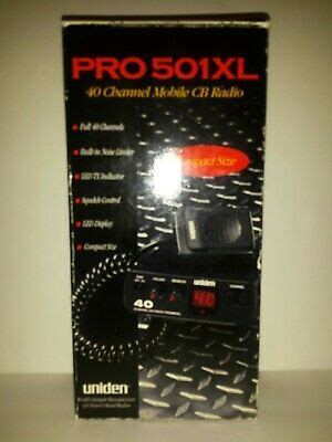 Uniden Pro Xl Channel Mobile Compact Cb Radio New Open Box Ebay