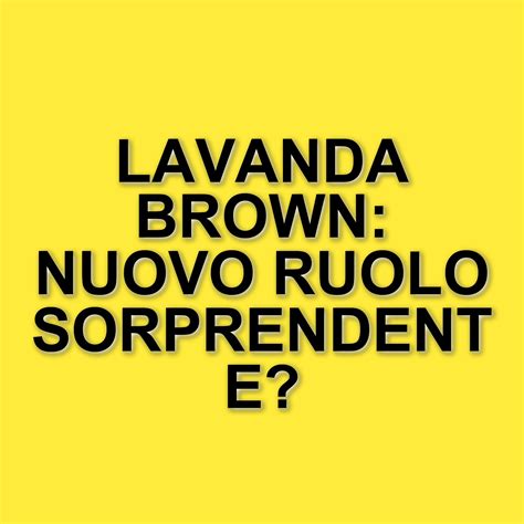 La nuova serie tv di Harry Potter: Lavanda Brown avrà un ruolo più
