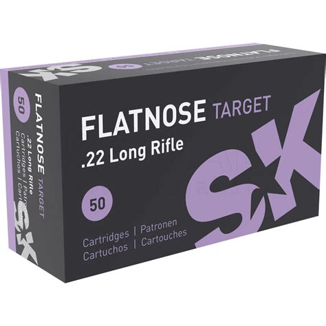 SK Naboj 22 LR Flatnose Target 2 59g 40gr LRN Rojal Armory