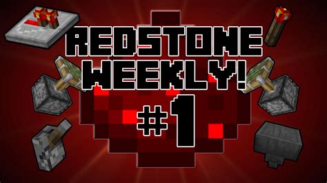 Minecraft Redstone Prompts Weekly