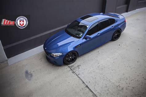 Clean Looking Monte Carlo Blue Bmw F M On Hre Wheels