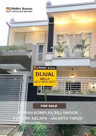 Rumah Cantik Modern Minimalis Komplek Billymoon Pondok Kelapa Duren Sawit