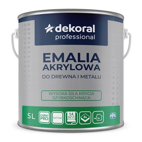 Dekoral Professional Emalia Akrylowa Bia A L Cena Opinie