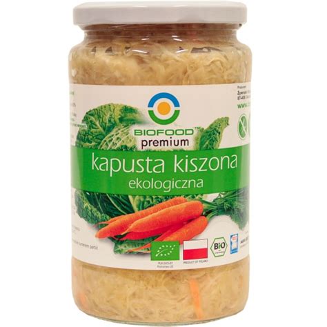 Ekologiczna Kapusta Kiszona 1 Szt 0 700 Kg Bio Food Spar Dawniej