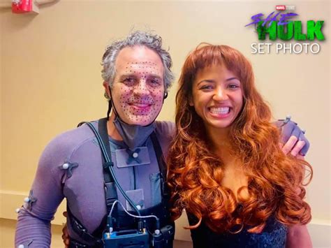 Mark Ruffalo As Bruce Banner Hulk And Anais Almonte She Hulk