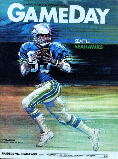 Pro Football Journal Presents Nfl Art 1982 Nfl Game Program Art Nfl