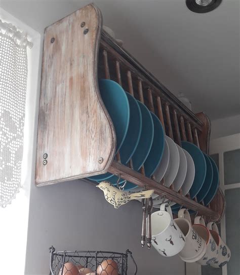 Made With Love And Passion By Aw Wall Mounted Kitchen Plate Rack With