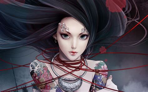 Anime Girl Tattoo Wallpapers Top Free Anime Girl Tattoo Backgrounds Wallpaperaccess