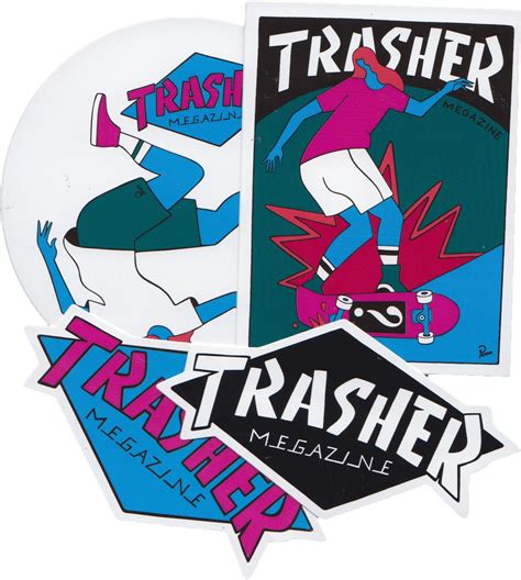 Thrasher Trasher Sticker Pack | Tactics