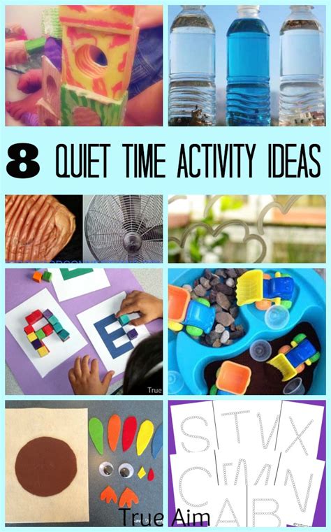 8 Quiet Time Activities and Mom's Library #114 - True Aim