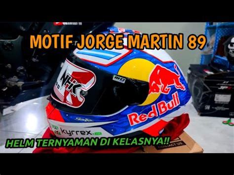 REVIEW HELM MARK 1 SPECIAL MOTIF PEMBALAP MOTOGP JORGE MARTIN 89