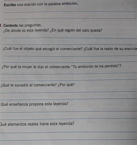 A Escribo Una Oraci N Con La Palabra Ambici N Contesto Las